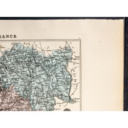 Gravure de 1889 - Département de la Corrèze - 3