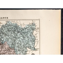 Gravure de 1889 - Département de la Corrèze - 3