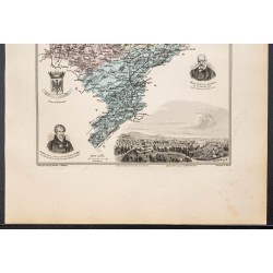 Gravure de 1889 - Département du Doubs - 3