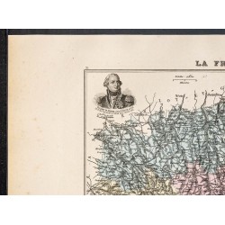 Gravure de 1889 - Département du Gers - 2