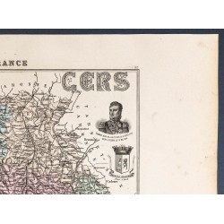 Gravure de 1889 - Département du Gers - 3