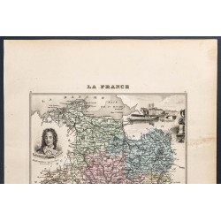 Gravure de 1889 - Département de l'Ille-et-Vilaine - 2