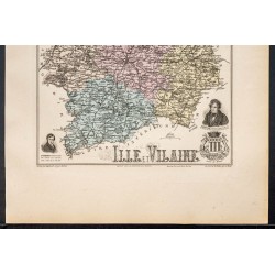 Gravure de 1889 - Département de l'Ille-et-Vilaine - 3