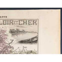 Gravure de 1889 - Département Loir-et-Cher - 3