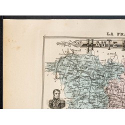 Gravure de 1889 - Département de la Haute-Loire - 2