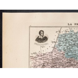 Gravure de 1889 - Département du Loiret - 2