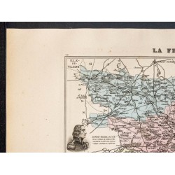 Gravure de 1889 - Département de Maine et Loire - 2