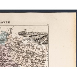 Gravure de 1889 - Département de Maine et Loire - 3