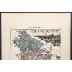 Gravure de 1889 - Département de la Haute-Marne - 2
