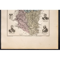 Gravure de 1889 - Département de la Meuse - 3