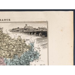 Gravure de 1889 - Département de la Nièvre - 3