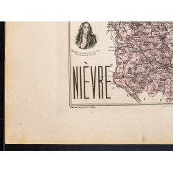 Gravure de 1889 - Département de la Nièvre - 4