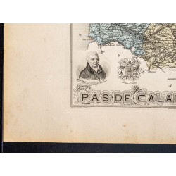 Gravure de 1889 - Département du Pas de Calais - 4