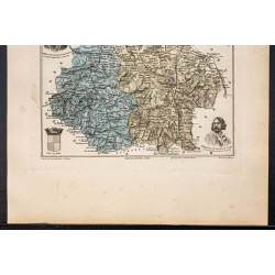 Gravure de 1889 - Département des Hautes Pyrénées - 3