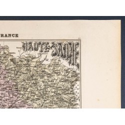 Gravure de 1889 - Département de la Haute-Saône - 3