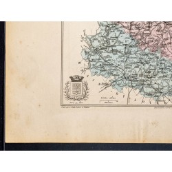 Gravure de 1889 - Département de la Sarthe - 4