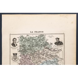 Gravure de 1889 - Département de Seine-et-Marne - 2