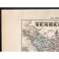 Gravure de 1889 - Département de la Vendée - 2
