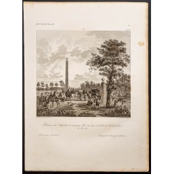 Gravure de 1841 - Napoléon et le pape Pie VII - 1