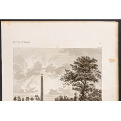 Gravure de 1841 - Napoléon et le pape Pie VII - 2