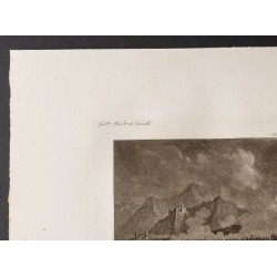 Gravure de 1841 - Bataille de Dürrenstein - 2