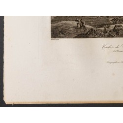 Gravure de 1841 - Bataille de Dürrenstein - 4