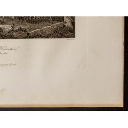 Gravure de 1841 - Bataille de Dürrenstein - 5