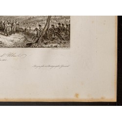 Gravure de 1841 - Bataille et Reddition d'Ulm - 5