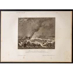 Gravure de 1841 - Bivouac de l'armée française - 1