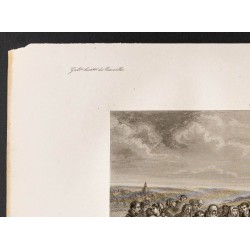 Gravure de 1841 - Napoléon à Osterode - 2