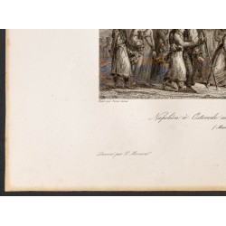 Gravure de 1841 - Napoléon à Osterode - 4