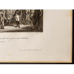 Gravure de 1841 - Napoléon à Osterode - 5