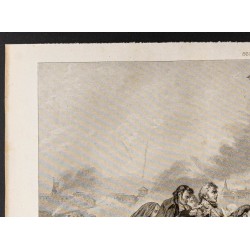 Gravure de 1841 - Soumission de Madrid - 2