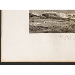 Gravure de 1841 - Bataille de Tann - 4