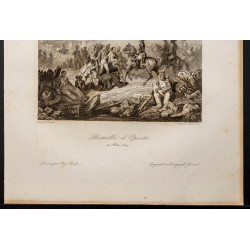 Gravure de 1841 - Bataille de Porto - 3