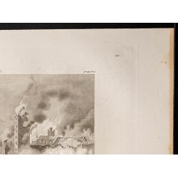 Gravure de 1841 - Bataille de Regensburg - 3