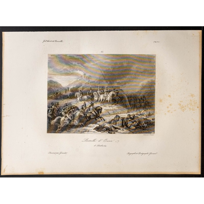 Gravure de 1841 - Bataille d'Ocaña - 1