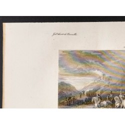 Gravure de 1841 - Bataille d'Ocaña - 2