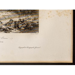 Gravure de 1841 - Bataille d'Ocaña - 5
