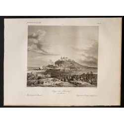 Gravure de 1841 - Siège de Lérida - 1