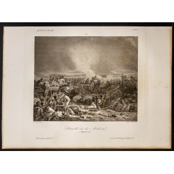 Gravure de 1841 - Bataille de la Moskova - 1
