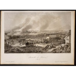 Gravure de 1841 - Bataille de Lützen - 1