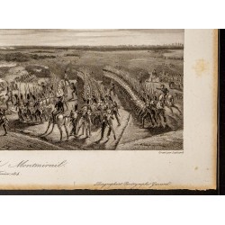 Gravure de 1841 - Bataille de Montmirail - 5