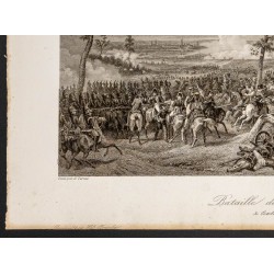 Gravure de 1841 - Bataille de Hanau - 4