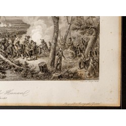 Gravure de 1841 - Bataille de Hanau - 5