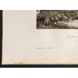 Gravure de 1841 - Bataille de Claye - 4