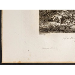 Gravure de 1841 - Bataille de Montereau - 4