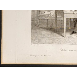 Gravure de 1841 - Portrait de Louis XVIII - 4