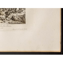 Gravure de 1841 - combat de Campillo de Arenas - 5