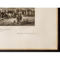 Gravure de 1841 - Prise de Pampelune - 5